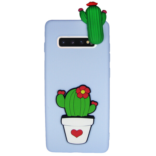 

Чехол Cartoon 3D Case для Samsung G975 Galaxy S10 Plus Кактусы