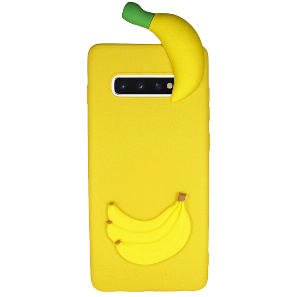 

Чехол Cartoon 3D Case для Samsung G975 Galaxy S10 Plus Бананы