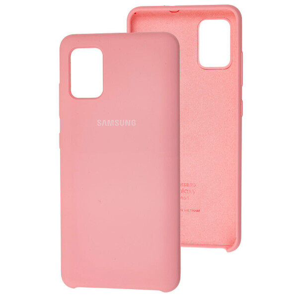 

Чехол Silicone Case для Samsung Galaxy A51 Light Pink