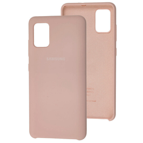 

Чехол Silicone Case для Samsung Galaxy A51 Nude