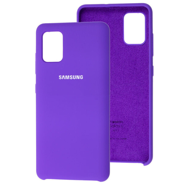 

Чехол Silicone Case для Samsung Galaxy A51 Violet