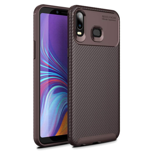 

Чехол Carbon Case Samsung Galaxy A6s Коричневый