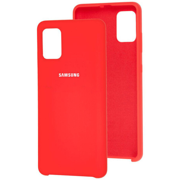 

Чехол Silicone Case для Samsung Galaxy A71 Red