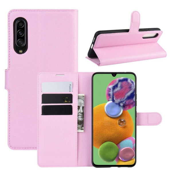 

Чехол-книжка Litchie Wallet для Samsung Galaxy A90 5G Pink