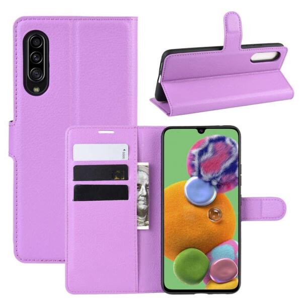 

Чехол-книжка Litchie Wallet для Samsung Galaxy A90 5G Violet