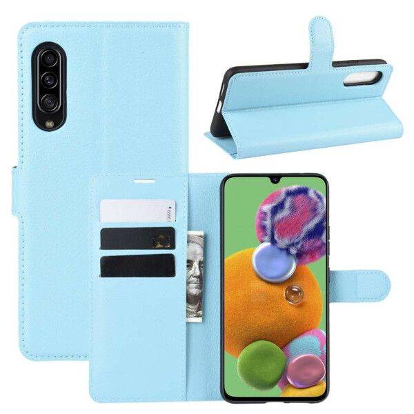 

Чехол-книжка Litchie Wallet для Samsung Galaxy A90 5G Blue