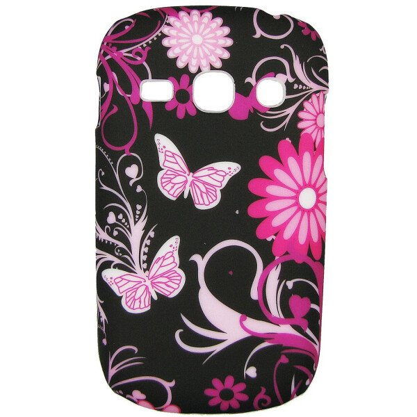 

Чехол с рисунком Printed Plastic для Samsung s6810 / s6812 Galaxy Fame Бабочки и цветы