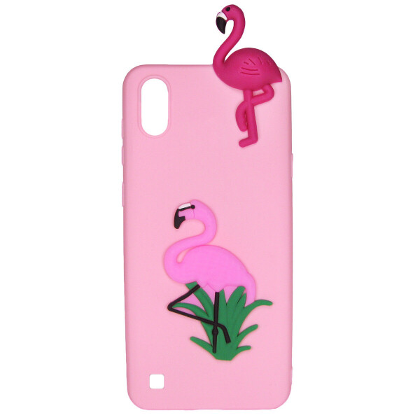 

Чехол Cartoon 3D Case для Samsung Galaxy M10 Фламинго