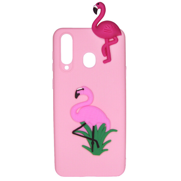 

Чехол Cartoon 3D Case для Samsung Galaxy M30 / Galaxy A40s Фламинго