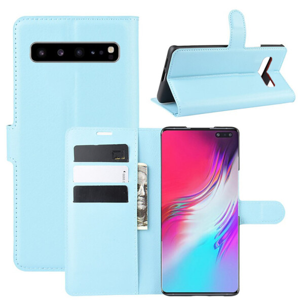 

Чехол-книжка Litchie Wallet для Samsung Galaxy S10 5G Blue