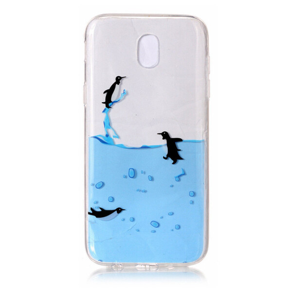 

Чехол с рисунком Printed Silicone для Samsung J330 Galaxy J3 2017 Пингвины