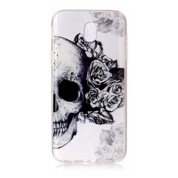 

Чехол с рисунком Printed Silicone для Samsung J330 Galaxy J3 2017 Череп
