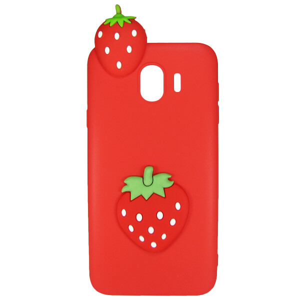 

Чехол Cartoon 3D Case для Samsung J400 Galaxy J4 2018 Клубничка