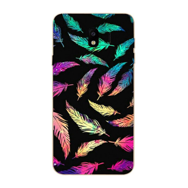 

Чехол с рисунком Printed Silicone для Samsung J400 Galaxy J4 2018 Перья