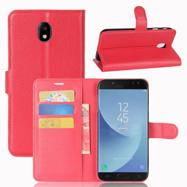 

Чехол-книжка Litchie Wallet для Samsung J530 Galaxy J5 2017 Красный