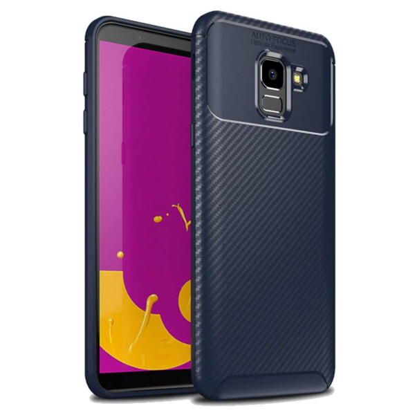 

Чехол Carbon Case Samsung J600 Galaxy J6 2018 Синий