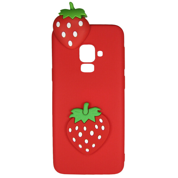 

Чехол Cartoon 3D Case для Samsung J600 Galaxy J6 2018 Клубничка