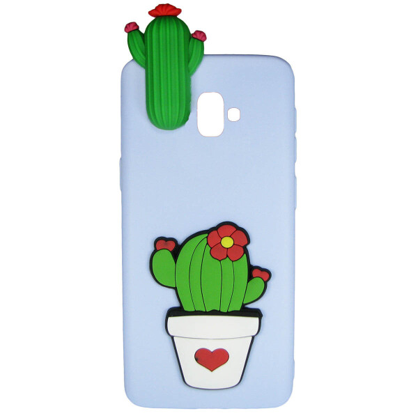 

Чехол Cartoon 3D Case для Samsung J610 Galaxy J6 Plus Кактусы