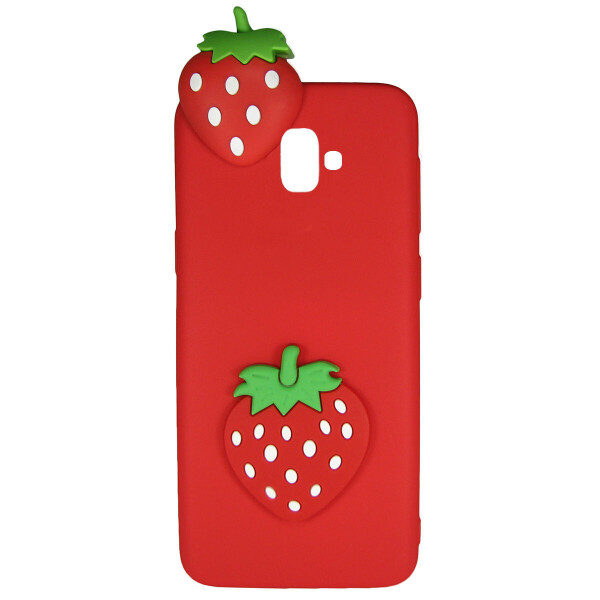 

Чехол Cartoon 3D Case для Samsung J610 Galaxy J6 Plus Клубничка