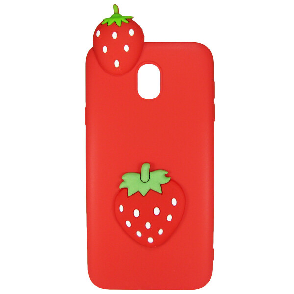 

Чехол Cartoon 3D Case для Samsung J730 Galaxy J7 2017 Клубничка