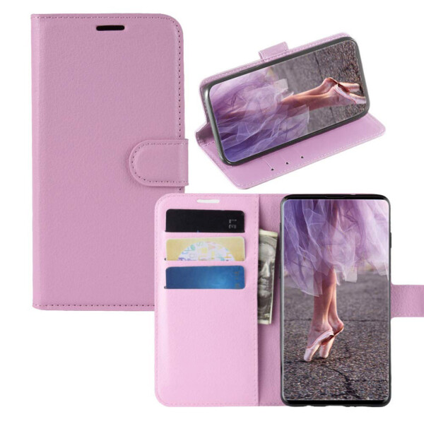 

Чехол-книжка Litchie Wallet для Samsung J810 Galaxy J8 2018 Светло-розовый