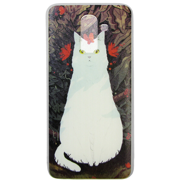 

Чехол с рисунком Printed Silicone для Samsung J810 Galaxy J8 2018 Кошка