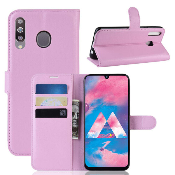 

Чехол-книжка Litchie Wallet для Samsung M305 Galaxy M30 / A40s Светло-розовый