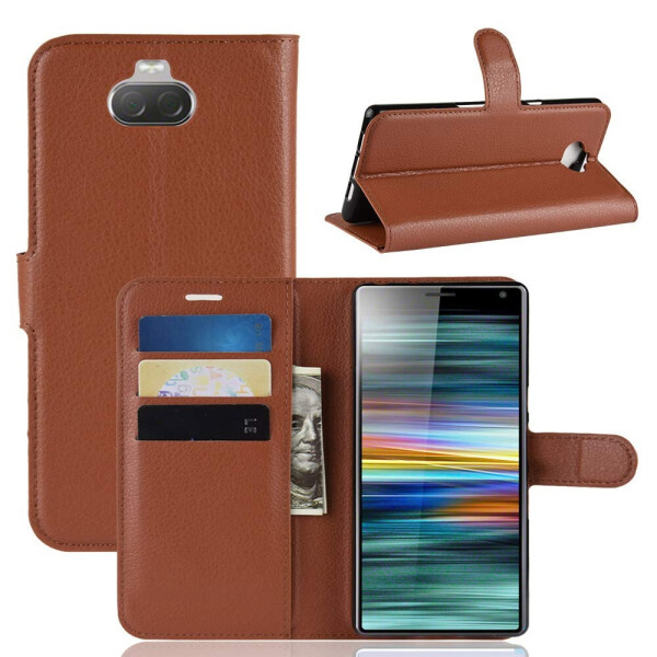 

Чехол-книжка Litchie Wallet для Sony Xperia 10 Коричневый