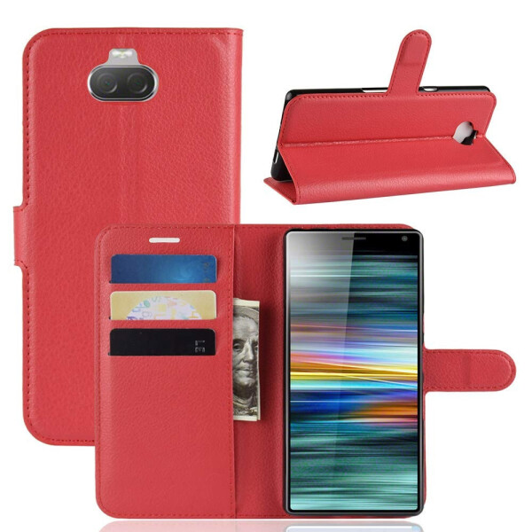 

Чехол-книжка Litchie Wallet для Sony Xperia 10 Красный