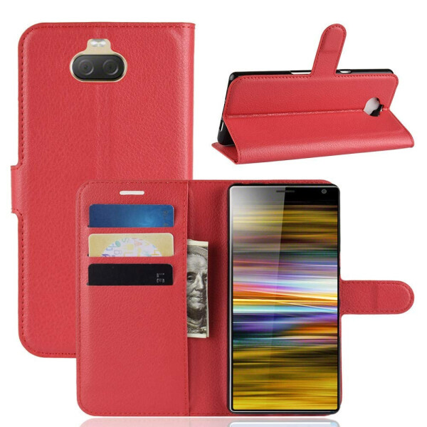 

Чехол-книжка Litchie Wallet для Sony Xperia 10 Plus Красный