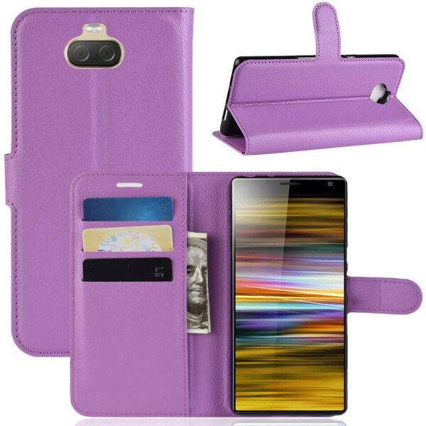 

Чехол-книжка Litchie Wallet для Sony Xperia 10 Plus Violet