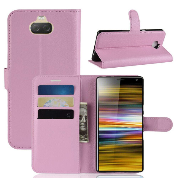 

Чехол-книжка Litchie Wallet для Sony Xperia 10 Plus Светло-розовый