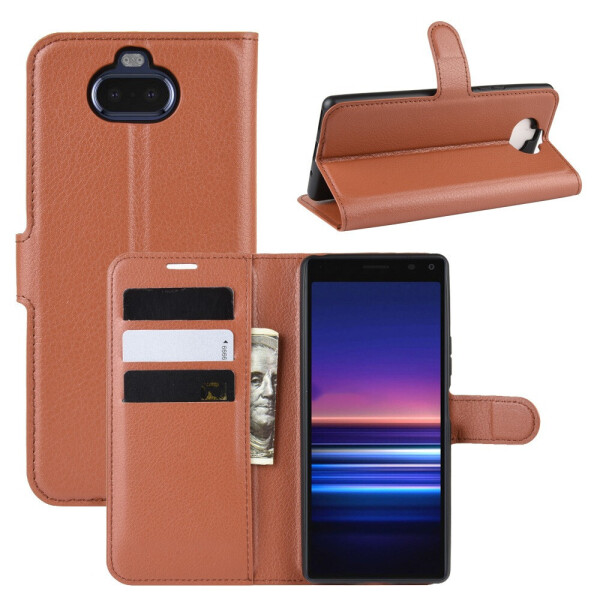 

Чехол-книжка Litchie Wallet для Sony Xperia 8 / Xperia 20 Brown