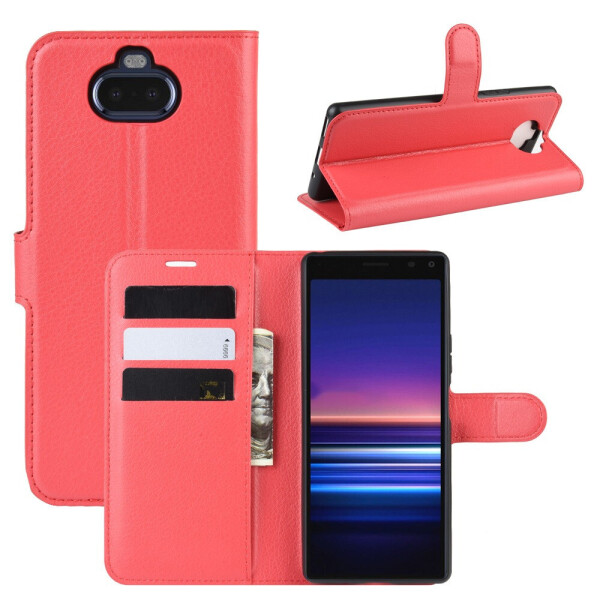 

Чехол-книжка Litchie Wallet для Sony Xperia 8 / Xperia 20 Red