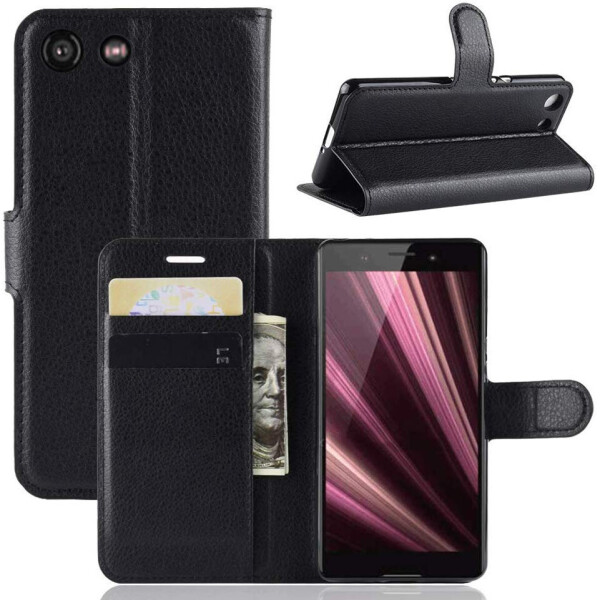 

Чехол-книжка Litchie Wallet для Sony Xperia Ace / XZ4 Compact Black