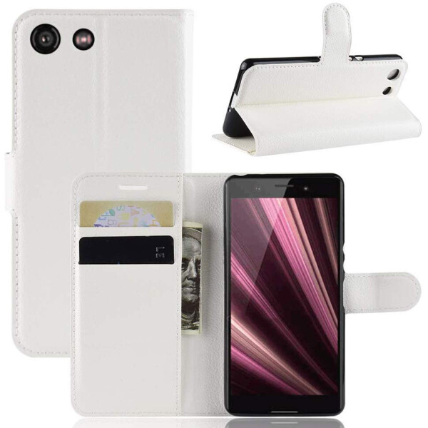 

Чехол-книжка Litchie Wallet для Sony Xperia Ace / XZ4 Compact White