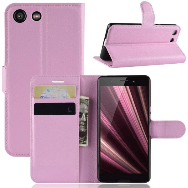 

Чехол-книжка Litchie Wallet для Sony Xperia Ace / XZ4 Compact Pink