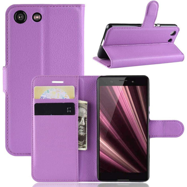 

Чехол-книжка Litchie Wallet для Sony Xperia Ace / XZ4 Compact Violet