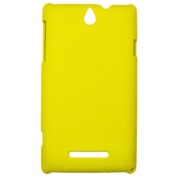 

Чехол Colored Plastic для Sony Xperia E Yellow