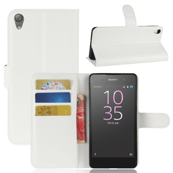 

Чехол-книжка Litchie Wallet для Sony Xperia E5 F3311 F3313 Белый