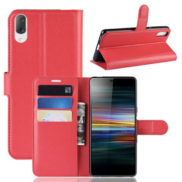 

Чехол-книжка Litchie Wallet для Sony Xperia L3 / L4312 Красный