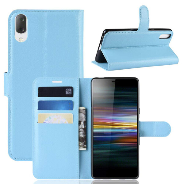 

Чехол-книжка Litchie Wallet для Sony Xperia L3 / L4312 Голубой