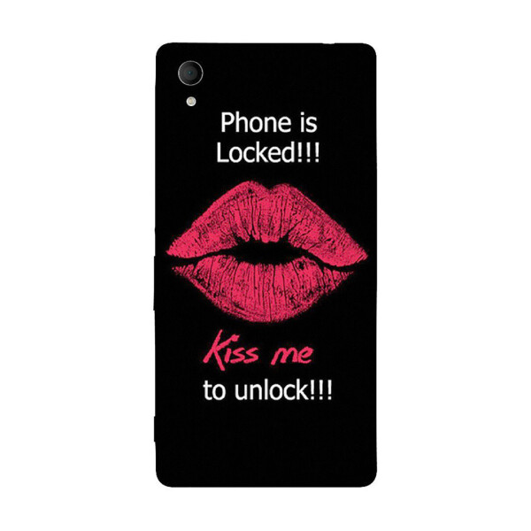 

Чехол с рисунком Printed Silicone для Sony Xperia M4 Aqua Kiss Me