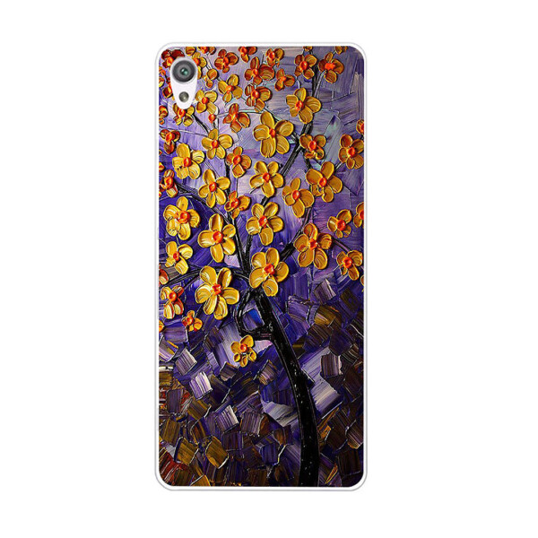 

Чехол с рисунком Printed Silicone для Sony Xperia XA Цветущее Дерево