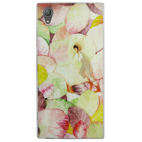 

Чехол с рисунком Printed Silicone для Sony Xperia XA1 Plus Листья