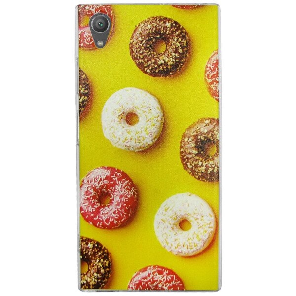 

Чехол с рисунком Printed Silicone для Sony Xperia XA1 Plus Пончики