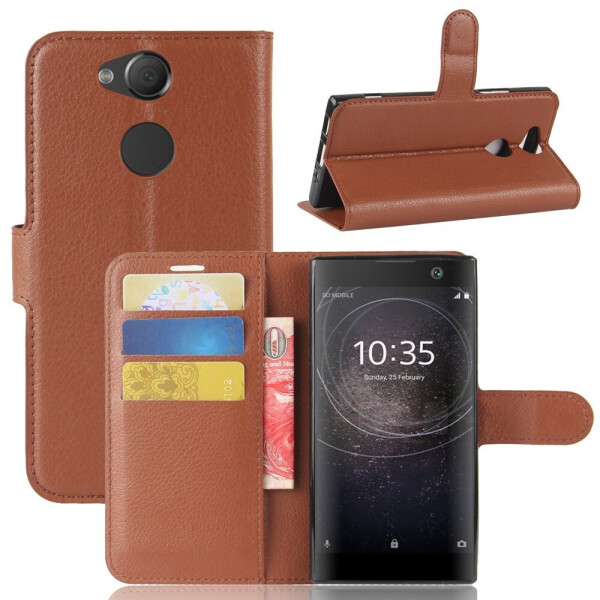 

Чехол-книжка Litchie Wallet для Sony Xperia XA2 H4113 / H4133 Коричневый