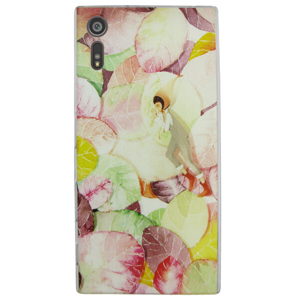 

Чехол с рисунком Printed Silicone для Sony Xperia XZ Листья