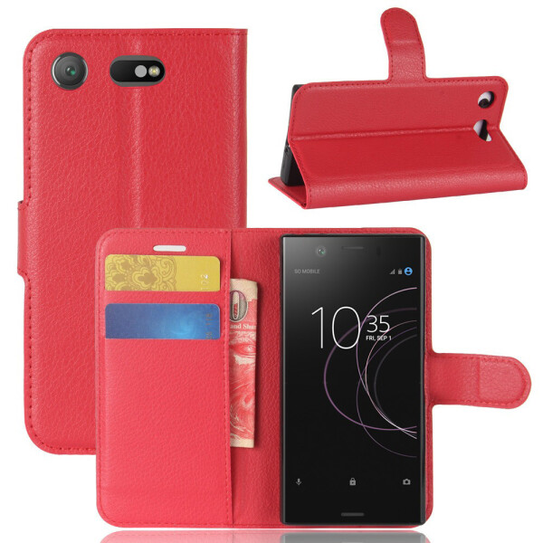

Чехол-книжка Litchie Wallet для Sony Xperia XZ1 Compact Красный