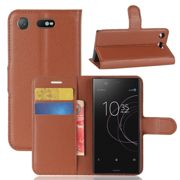

Чехол-книжка Litchie Wallet для Sony Xperia XZ1 Compact Коричневый